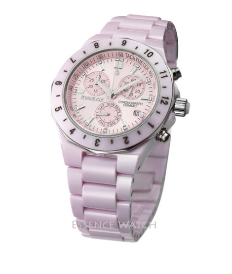 Essence Cosmospolitan Pink Ceramic Watch ES7030MP