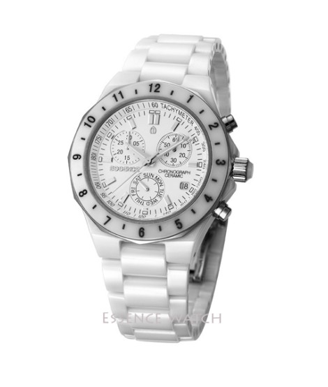Essence Cosmospolitan White Ceramic Watch ES7030MW